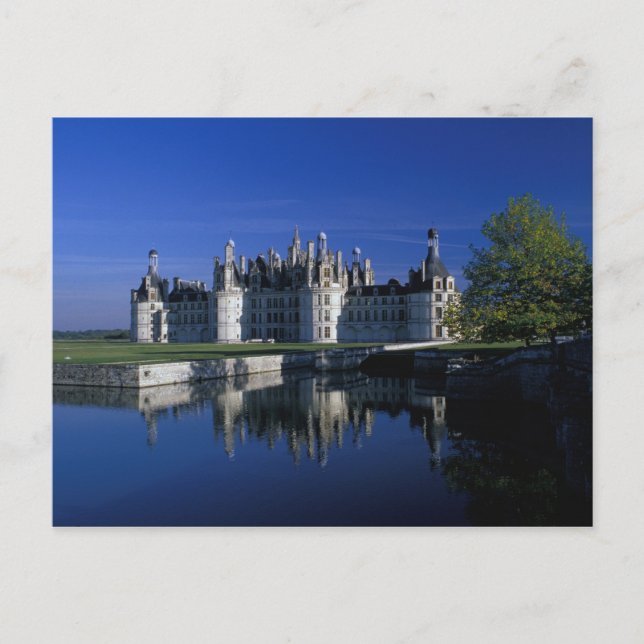Postal Europa, Francia, Valle del Loira. Castillo Chambor (Anverso)