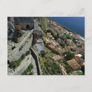 Postal Europa, Grecia, Peloponeso, Monemvasia