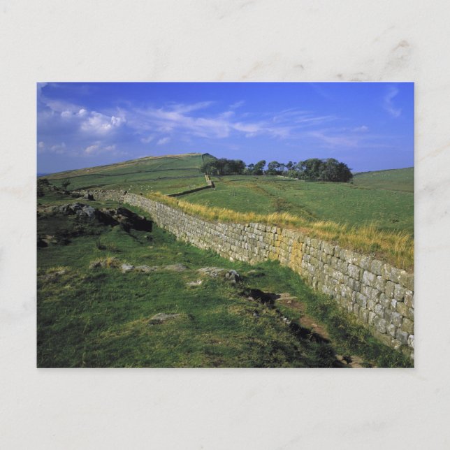 Postal Europa, Inglaterra, Muralla de Adriano. Las piedra (Anverso)