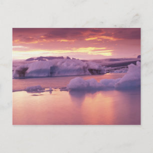 Postal Europa, Islandia, laguna de Jökulsárlón