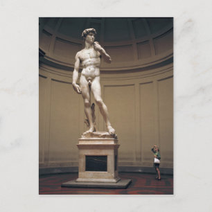 Postal Europa, Italia, Florencia. El tamaño real de