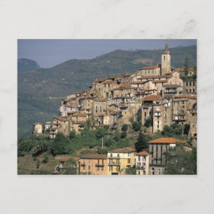 Postal Europa, Italia, Liguria, Apricale. Riviera Di