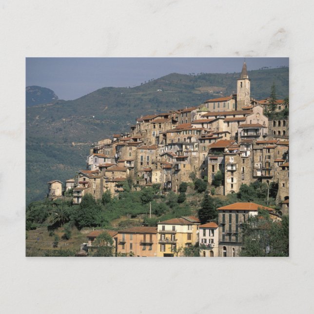 Postal Europa, Italia, Liguria, Apricale. Riviera Di (Anverso)