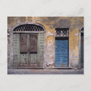 Postal Europa, Italia, Lucca. Estas viejas puertas añaden