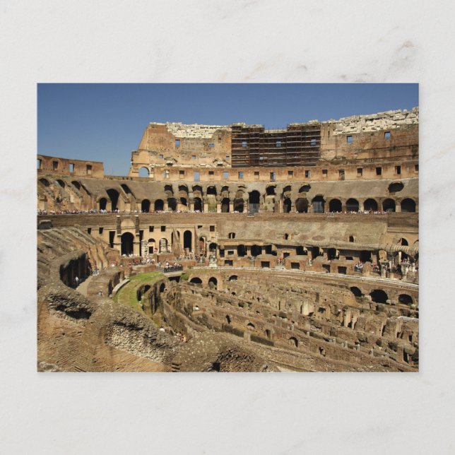 Postal Europa, Italia, Roma. El Coliseo (también conocido (Anverso)