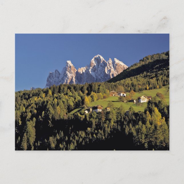 Postal Europa, Italia, San Pedro. El Grupo Odle parece (Anverso)