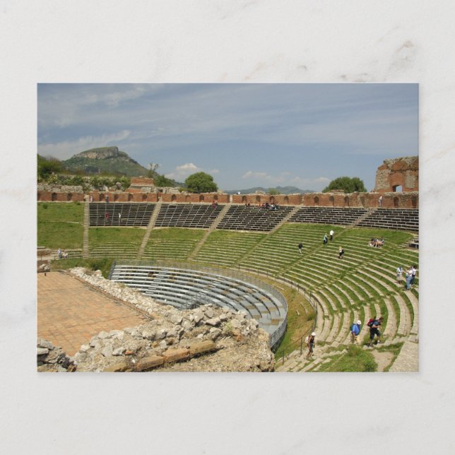 Postal Europa, Italia, Sicilia, Taormina. 3.ᵉʳ siglo 2 (Anverso)