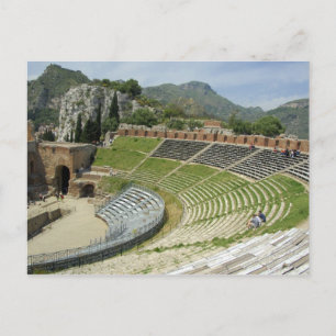 Postal Europa, Italia, Sicilia, Taormina. siglo III