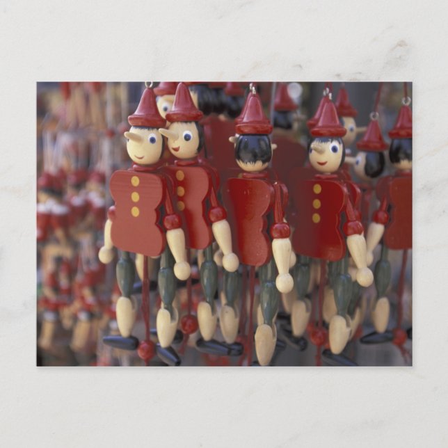 Postal Europa, Italia, Toscana, Collodi, hogar de (Anverso)