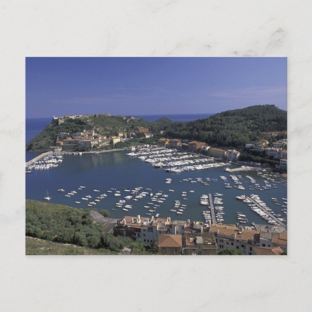 Postal Europa, Italia, Toscana, Porto Ercole, Vista de (Anverso)