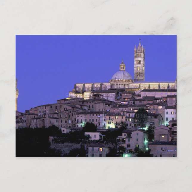 Postal Europa, Italia, Toscana, Siena. 13.º Duomo y (Anverso)