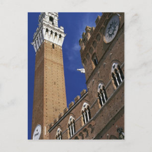 Postal Europa, Italia, Toscana, Siena. Torre del Sur