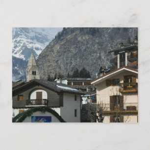 Postal Europa, Italia, Valle d'Aosta, COURMAYEUR: Pueblo