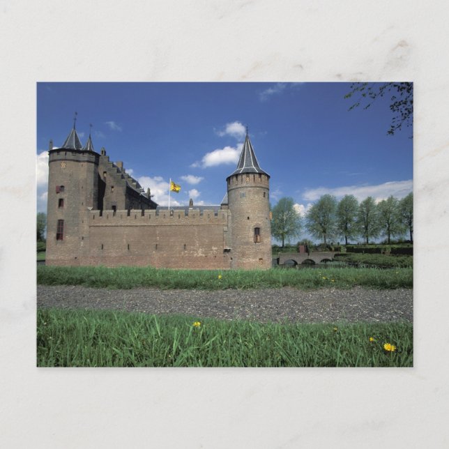 Postal Europa, Países Bajos, castillo de Muiden Muiden (Anverso)