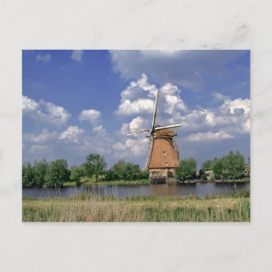 Postal Europa, Países Bajos, Kinerdijk. Un molino de vien