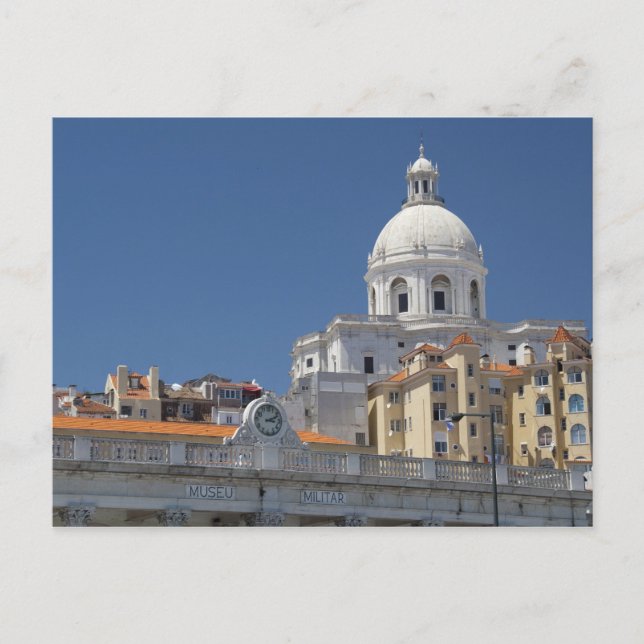 Postal Europa, Portugal, Lisboa. Militar (Anverso)