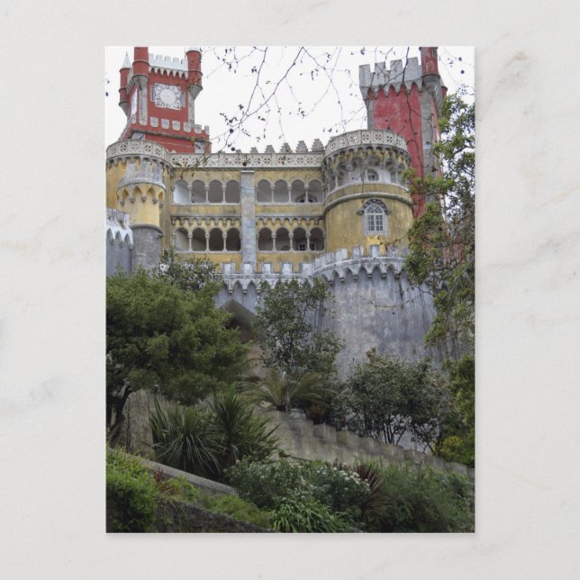 Postal Europa, Portugal, Sintra. Pena National 3 (Anverso)