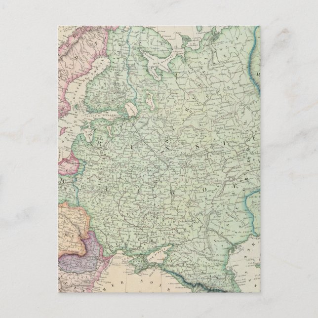 Postal Europa, Rusia, Finlandia (Anverso)