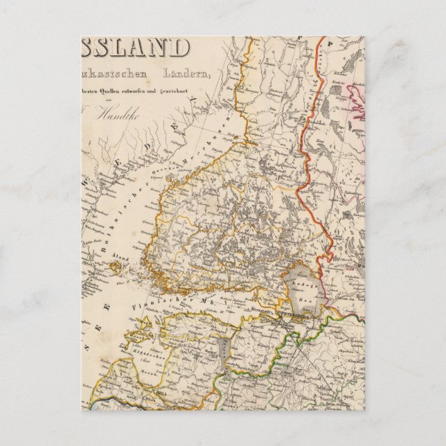 Postal Europa, Rusia, Finlandia 2 (Anverso)