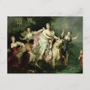 Postal Europa siendo transportada por Júpiter