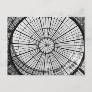 Postal Europa, Suiza, Zúrich. Domo de vidrio de