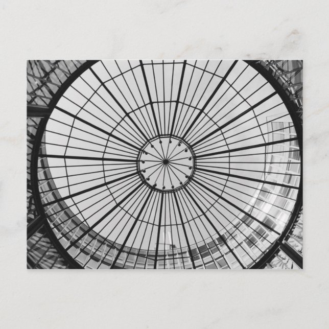 Postal Europa, Suiza, Zúrich. Domo de vidrio de (Anverso)