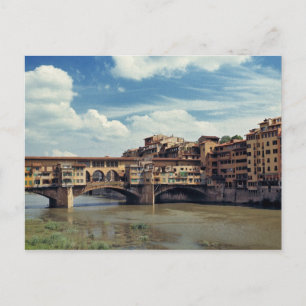 Postal Europe, Italy, Florence. The Ponte Vecchio