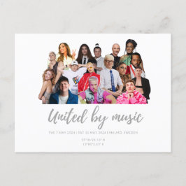 Postal Eurovision Songcontest 2024 Malmo Sweden Singing