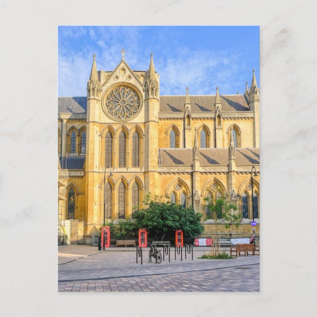 Postal Euston Church, Bloomsbury, London UK Postcard (Anverso)
