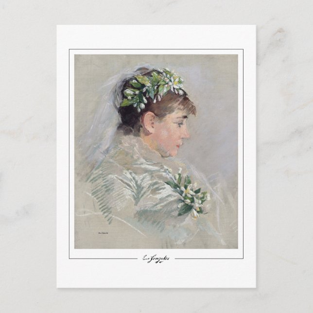 Postal Eva Gonzalès #8 - Postcard Bella Artes (Anverso)