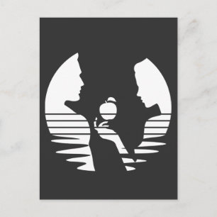 Postal Eve Manda Una Apple A Adam, Versión Blanca 2/3