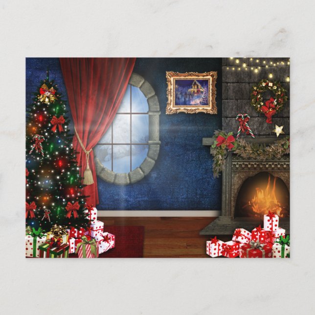 Postal Eve navidades (Anverso)