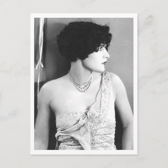 Postal Evelyn Brent, actriz (Anverso)