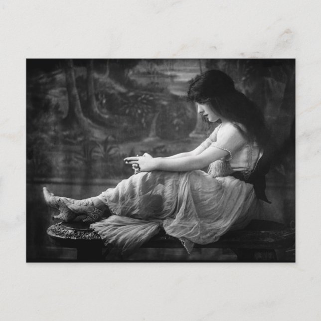 Postal Evelyn Nesbit (Anverso)