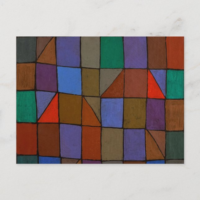 Postal Evening in N, Architecture in the Evening (Anverso)