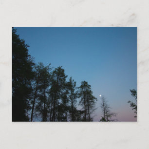 Postal Evening Sky Over Elk Lake, Michigan