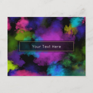 Postal Evento de Belleza de Maquillaje de Puffs of Color