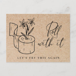 Postal Evento de cancelación pospuesta de cambio de fecha