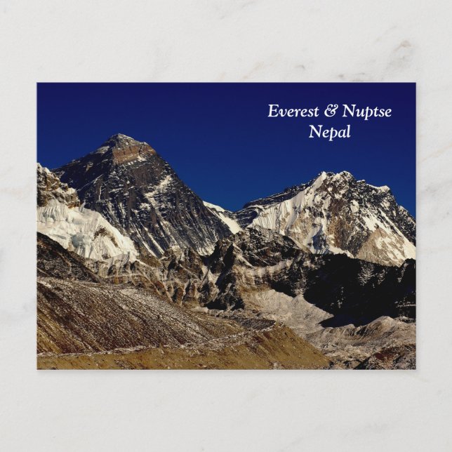 Postal Everest y Nuptse (Anverso)