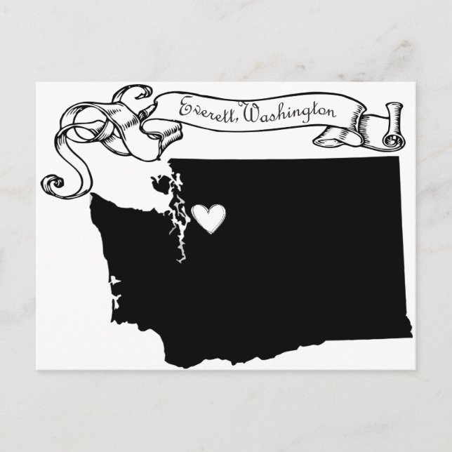 Postal Everett (Anverso)