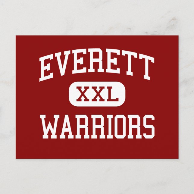 Postal Everett - Guerreros - Senior - Everett Pennsylvani (Anverso)