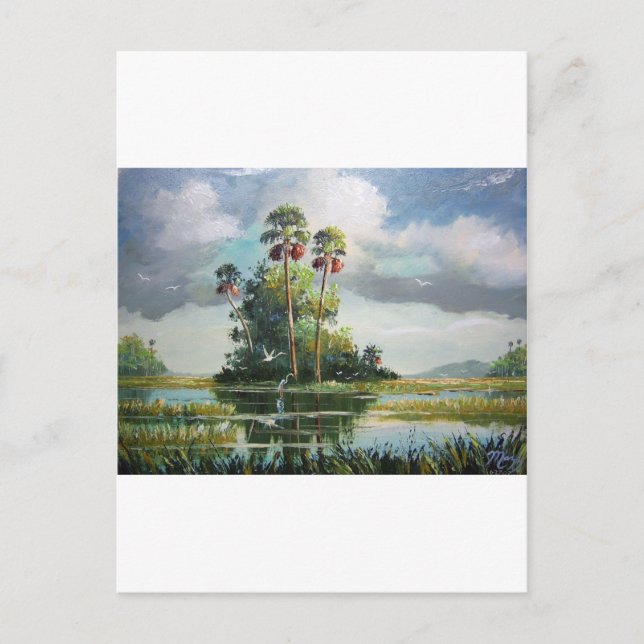 Postal Everglades Art (Anverso)