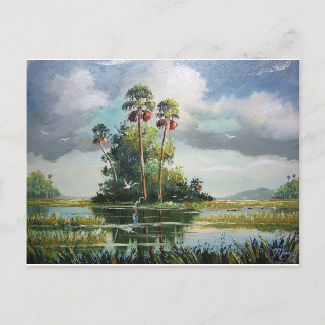 Postal Everglades Art (Anverso)