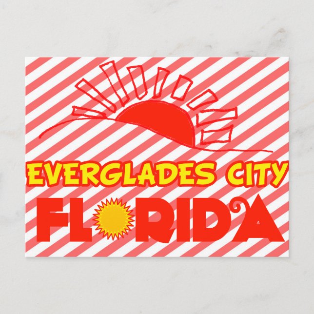 Postal Everglades City, Florida (Anverso)
