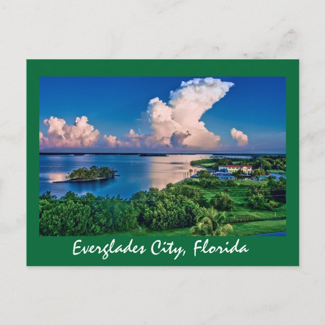 Postal Everglades City, Florida, EE.UU. (Anverso)