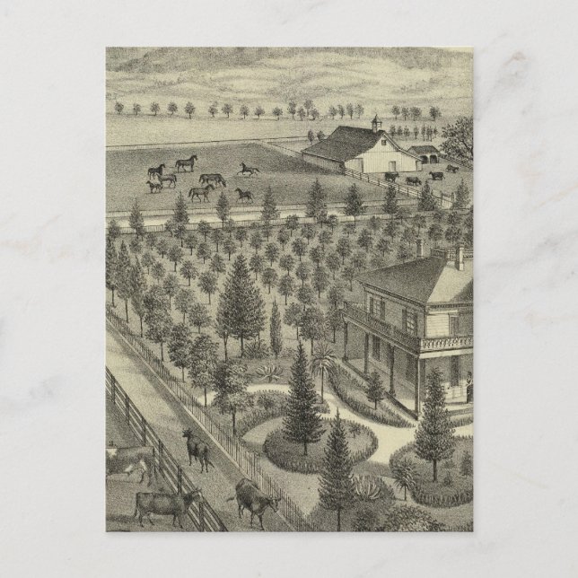 Postal Evergreen Ave Farm (Anverso)