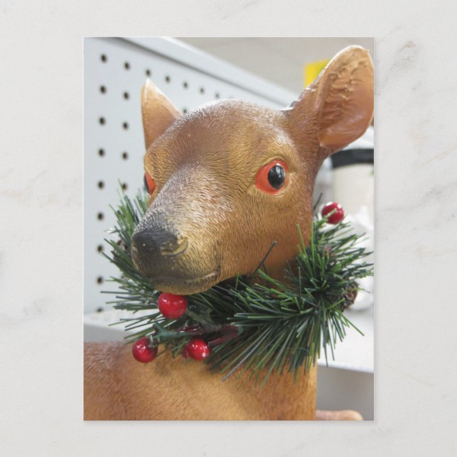 Postal Evergreen Deer (Anverso)