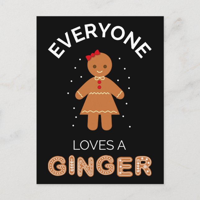 Postal Everyone Loves A Ginger III (Anverso)