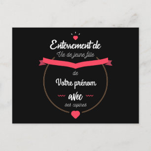 Postal EVJF de "votre prénom" avec ses copines