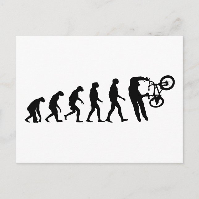 Postal Evolución de BMX (Anverso)